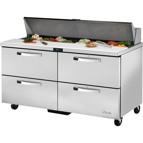 True TSSU-60-16D-4-HC~SPEC3 | 61" Wide 4 Drawer Sandwich Prep Table