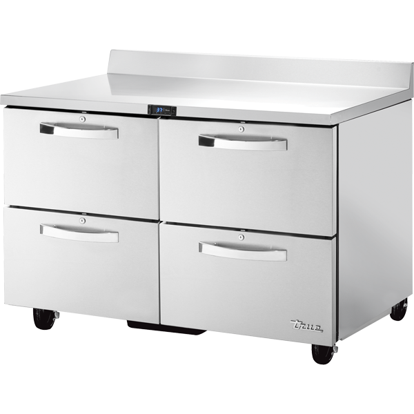 True TWT-48D-4-HC~SPEC3 | 48" Wide 4 Drawer Undercounter Refrigerator