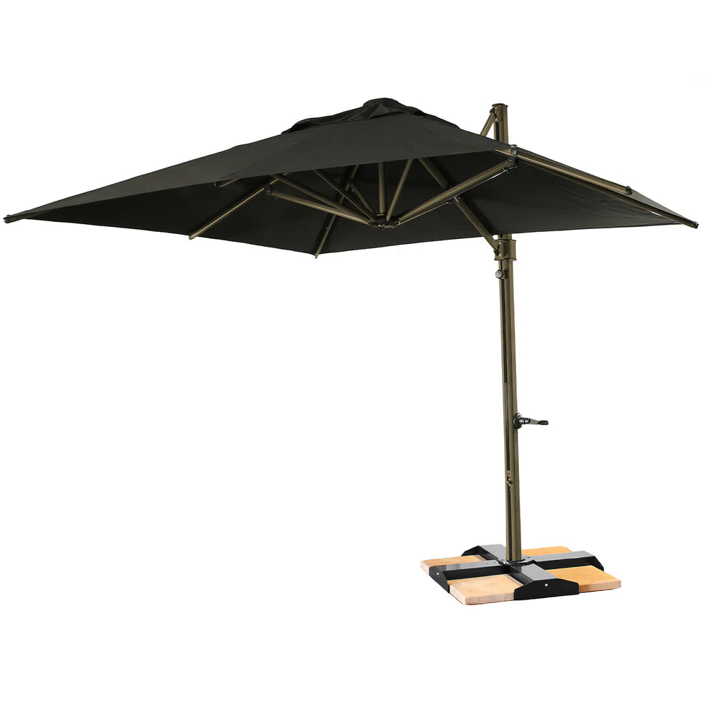 Grosfillex 10 ft Windmaster Square Cantilever Umbrella