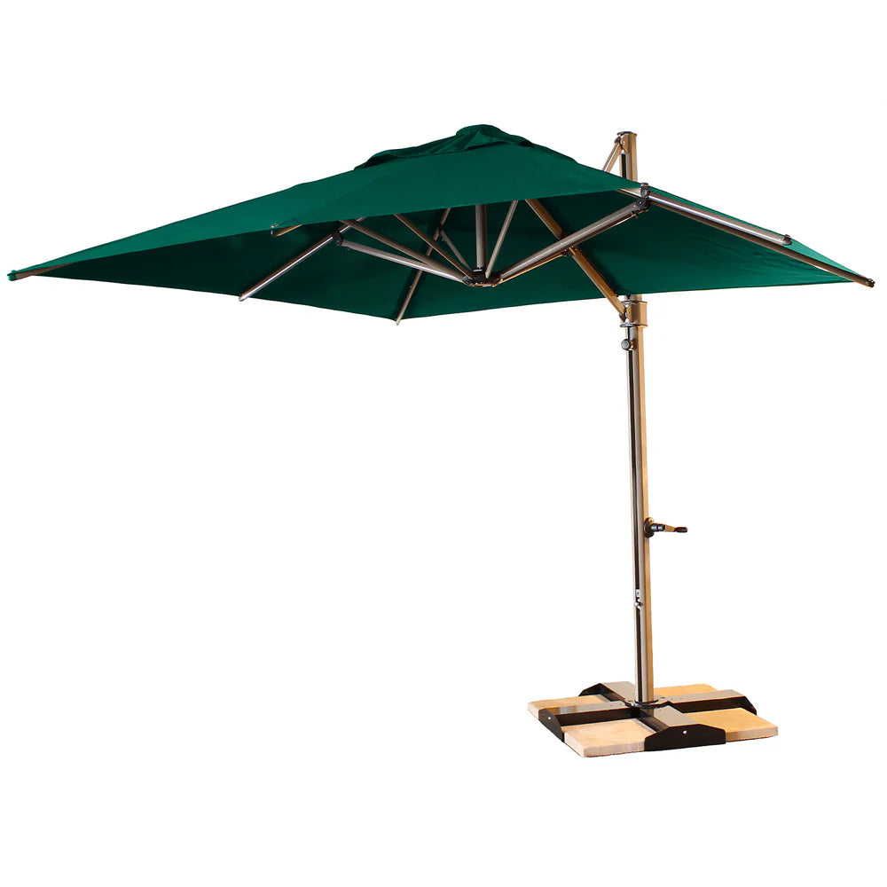 Grosfillex 10 ft Windmaster Square Cantilever Umbrella