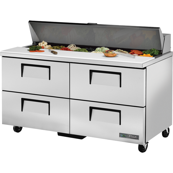 True TSSU-60-16D-4-HC | 48" Wide 4 Drawer Sandwich Prep Table