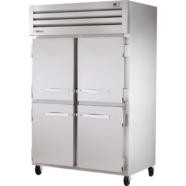 True STR2R-4HS-HC | 53" Wide 4 Door Top Mount Reach-In Refrigerator