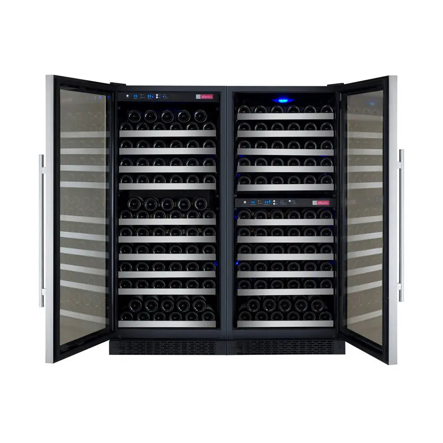 Allavino 3Z-VSWR2128-S20 | 47" Wide Three Zone FlexCount II Tru-Vino 249 Bottle Wine Refrigerator