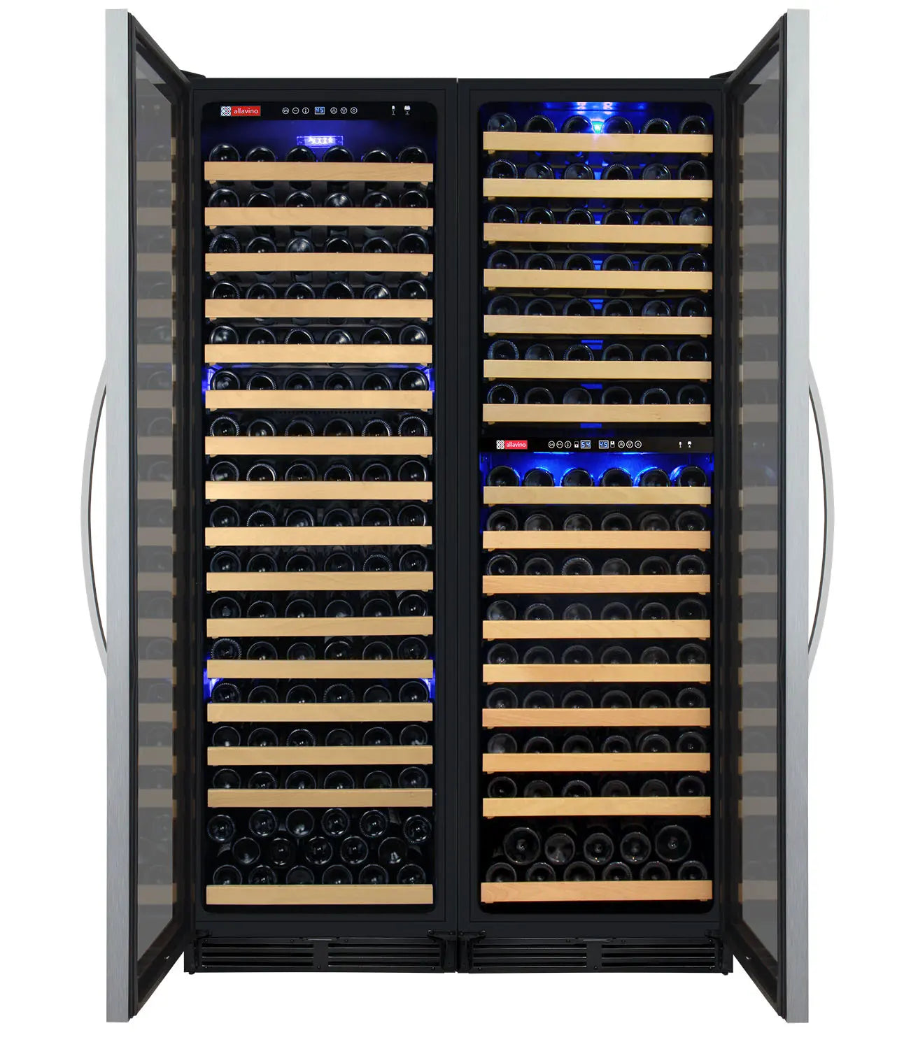 Allavino 3Z-YHWR7274-S20 | 48" Wide Three Zone FlexCount Classic II Tru-Vino 346 Bottle Wine Refrigerator