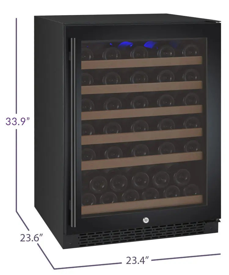 Allavino | 24" Wide Single Zone FlexCount II Tru-Vino 56 Bottle Wine Fridge