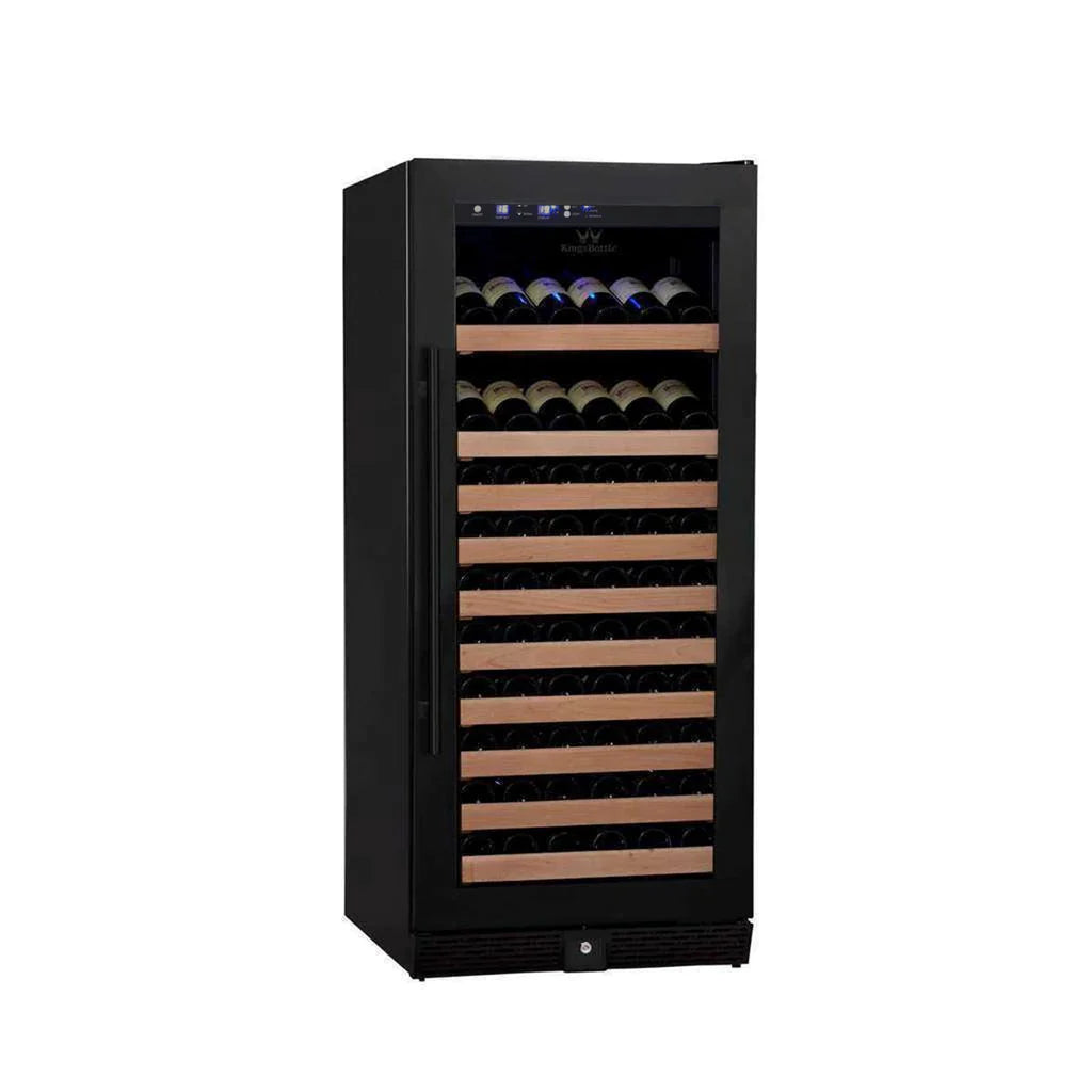 KingsBottle | 24" Wide Single Zone Borderless 100 Bottle Wine Refrigerator