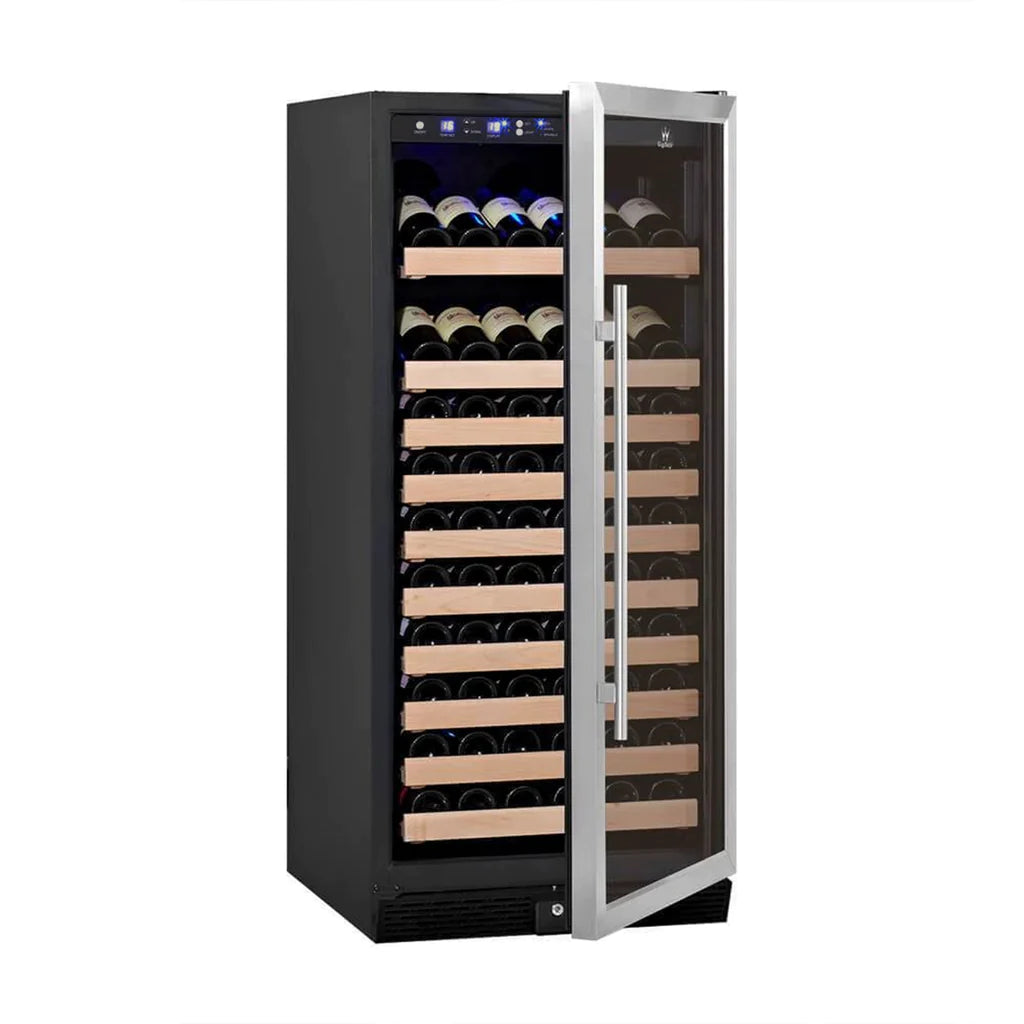 KingsBottle | 24" Wide Single Zone Borderless 100 Bottle Wine Refrigerator