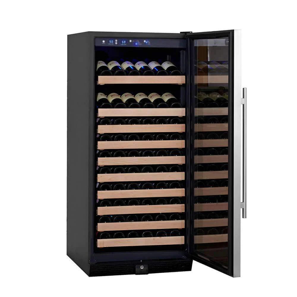 KingsBottle | 24" Wide Single Zone Borderless 100 Bottle Wine Refrigerator