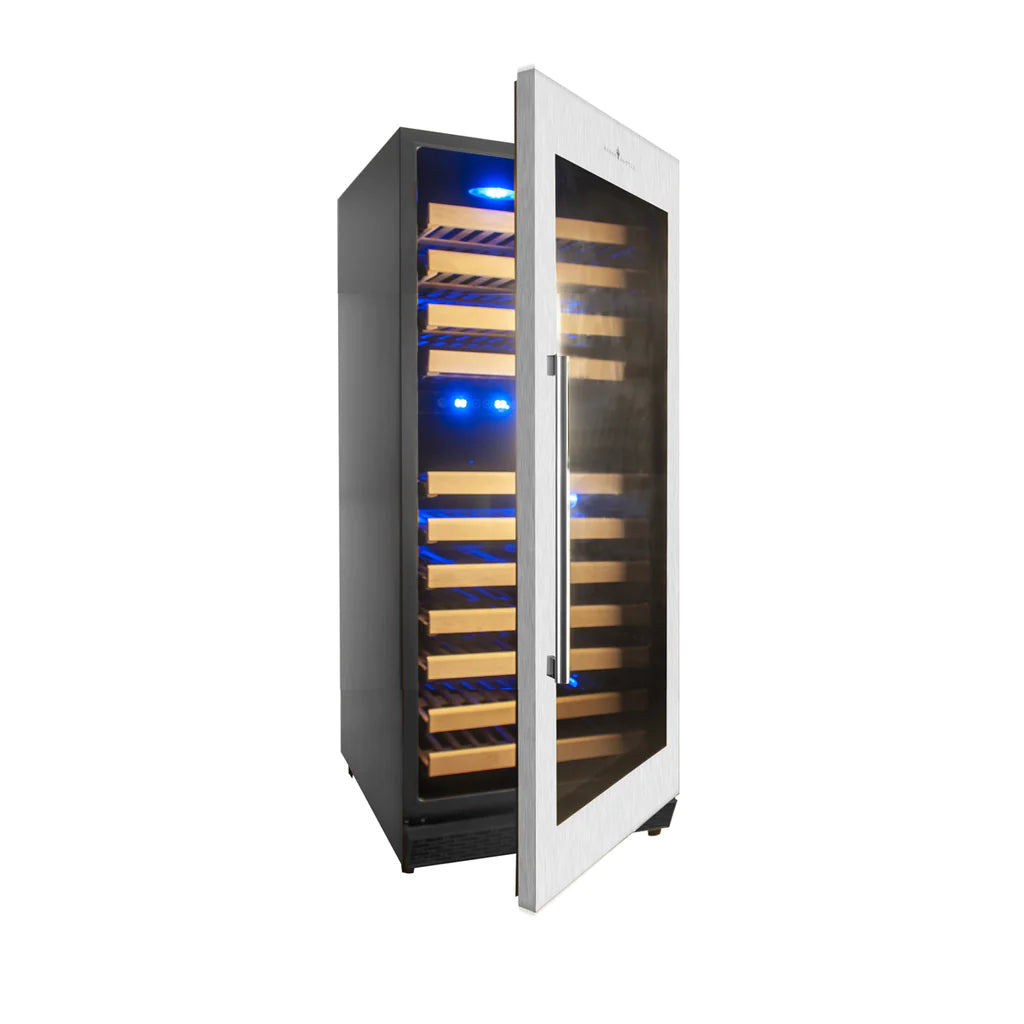 KingsBottle | 24" Wide Dual Zone 100 Bottle Wine Fridge