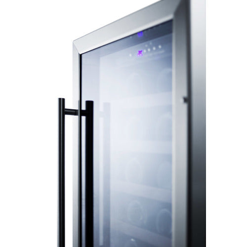 SUMMIT SWC1840BCSSADA | 18" Wide Single-Zone 34 Bottle  ADA Compliant Wine Cooler