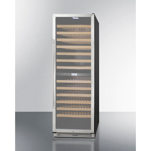 SUMMIT SWC1966B | 24" Wide Dual Zone 162 Bottle Wine Fridge