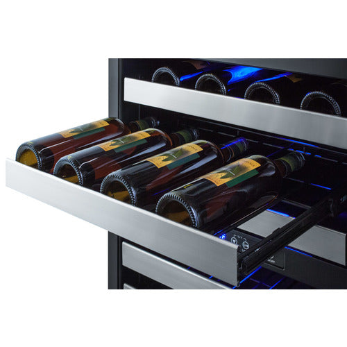 SUMMIT ALWC532 | 24" Wide Dual Zone 46 Bottle ADA Compliant Wine Cooler