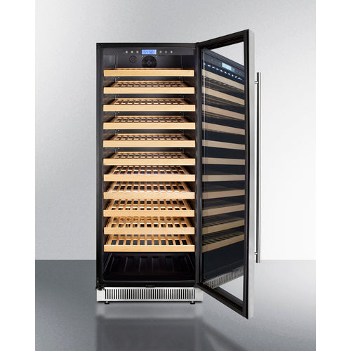 SUMMIT SWC1127B | 24" Wide Single Zone 127 Bottle Wine Fridge