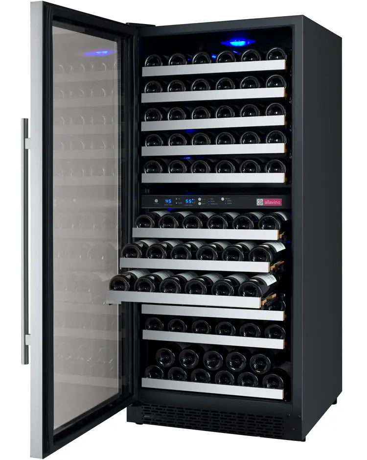 Allavino | 24" Wide Dual Zone FlexCount II Tru-Vino 121 Bottle Wine Fridge