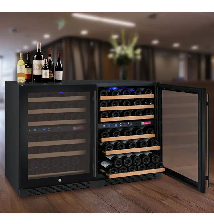 Allavino | 47" Wide Dual Zone FlexCount II Tru-Vino 112 Bottle Wine Fridge