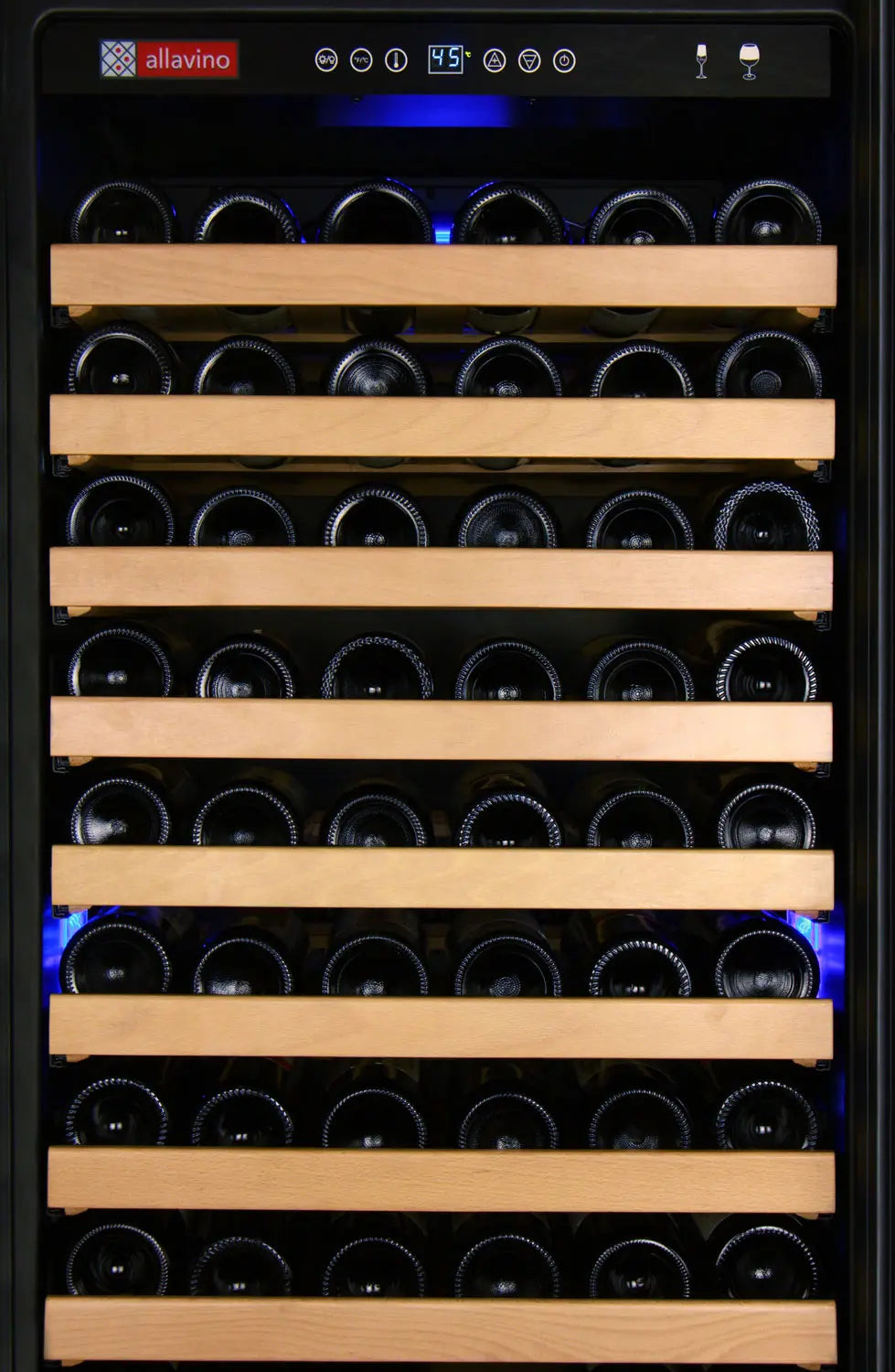 Allavino YHWR174-1SL20 | 24" Wide Single Zone FlexCount Classic II Tru-Vino 174 Bottle Wine Fridge