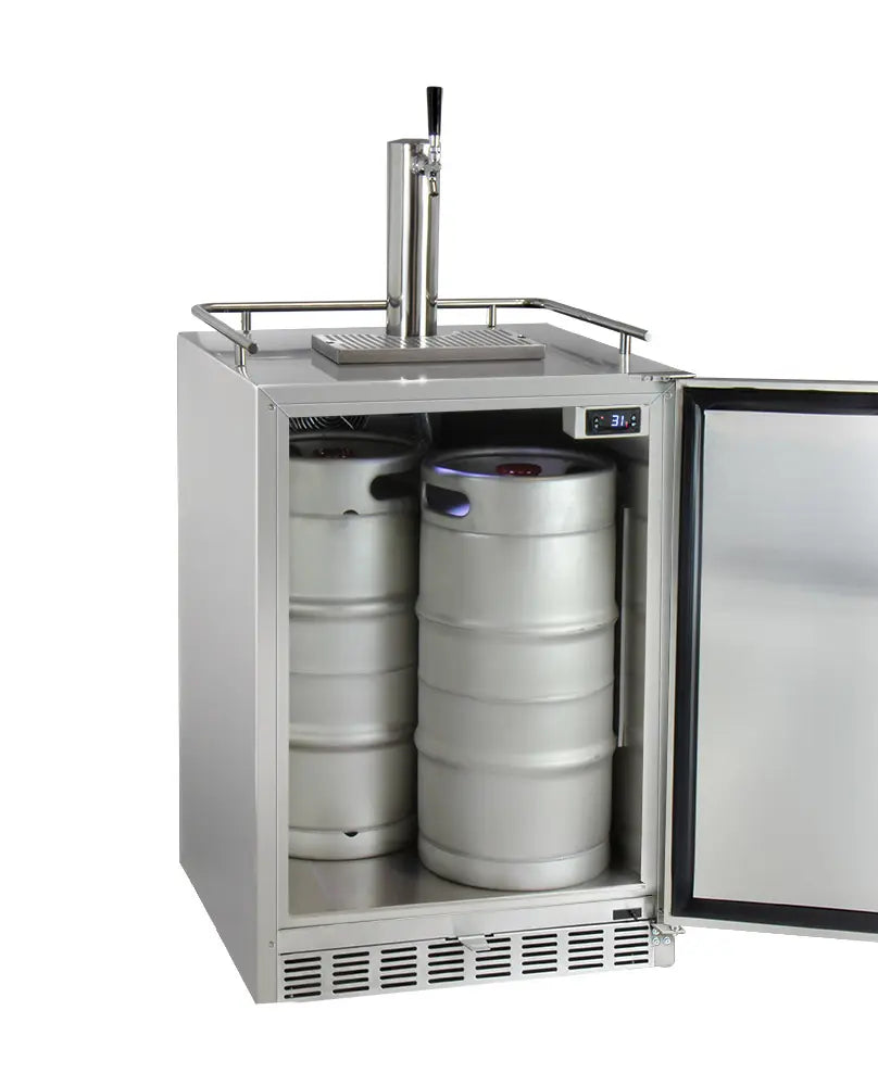 Kegco | 24" Wide Outdoor Single Tap Kegerator with Kit