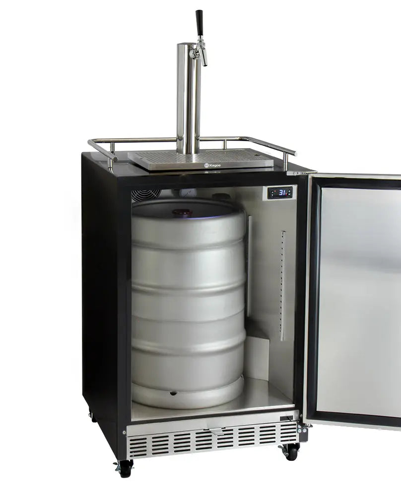 Kegco | 24" Wide Single Tap Digital Commercial Kegerator with Kit