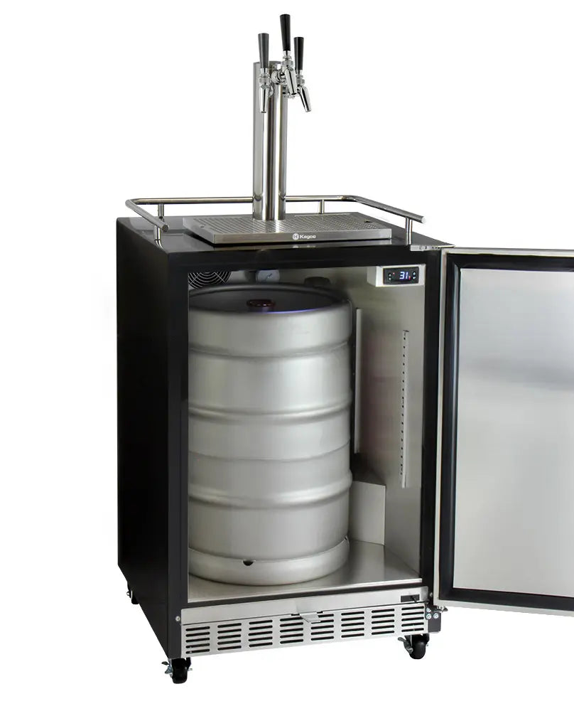 Kegco | 24" Wide Triple Tap Digital Commercial Kegerator with Kit