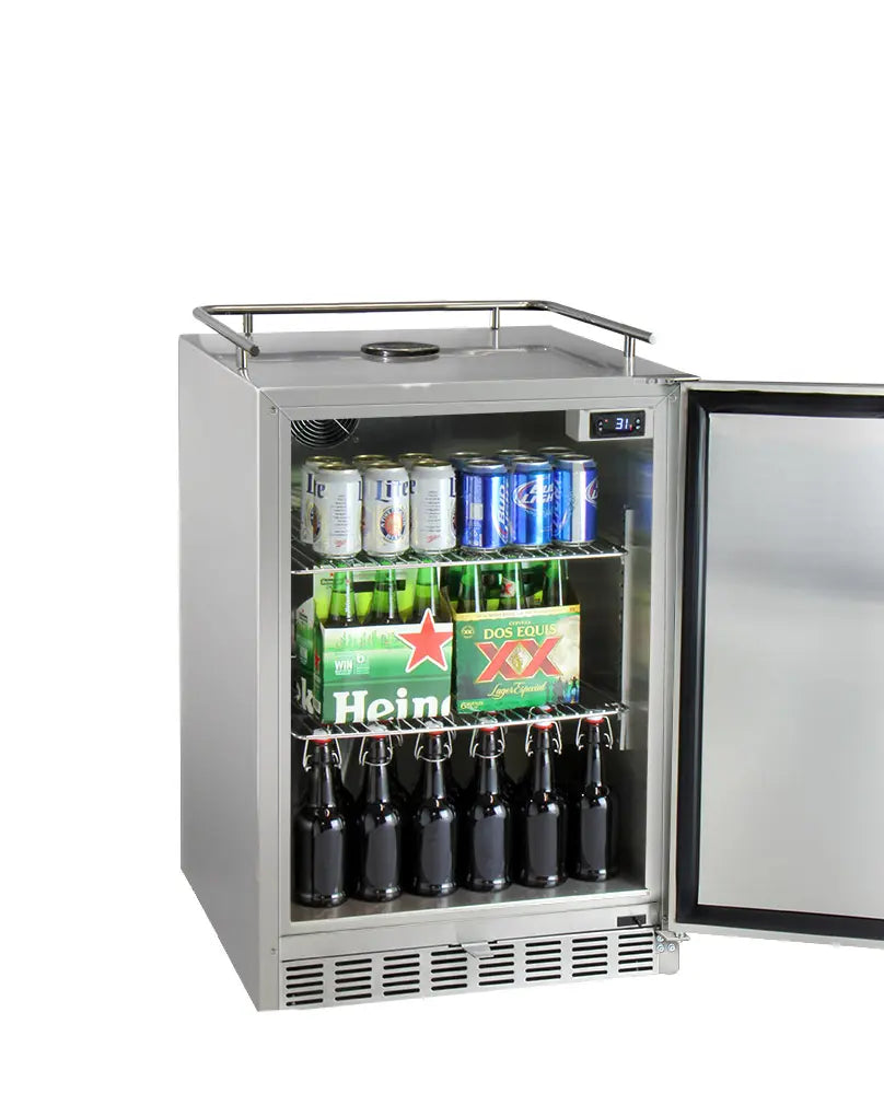 Kegco | 24" Wide Outdoor Single Tap Kegerator with Kit