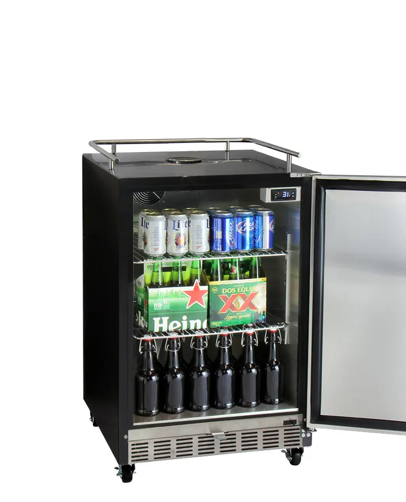 Kegco | 24" Wide Single Tap Digital Commercial Kegerator with Kit