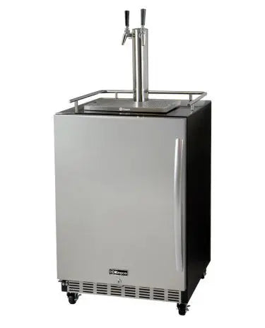 Kegco | 24" Wide Dual Tap Digital Commercial Kegerator with Kit