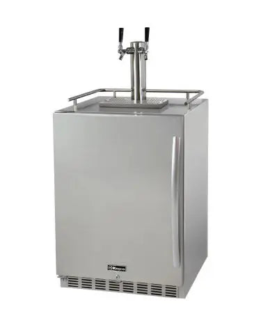 Kegco | 24" Wide Outdoor Dual Tap Kegerator with Kit