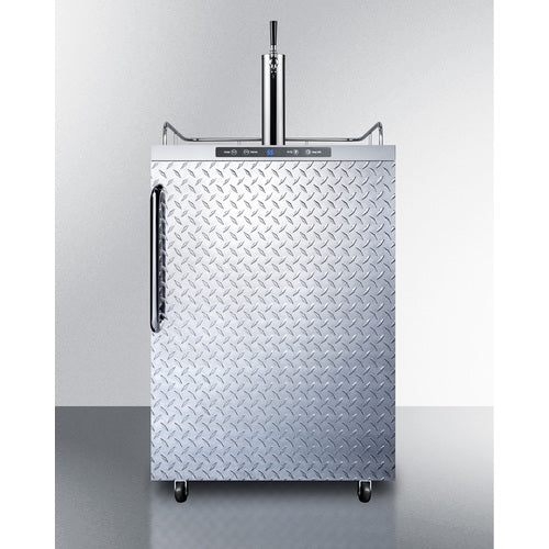 SUMMIT | 24" Wide Outdoor Stainless Steel Kegerator