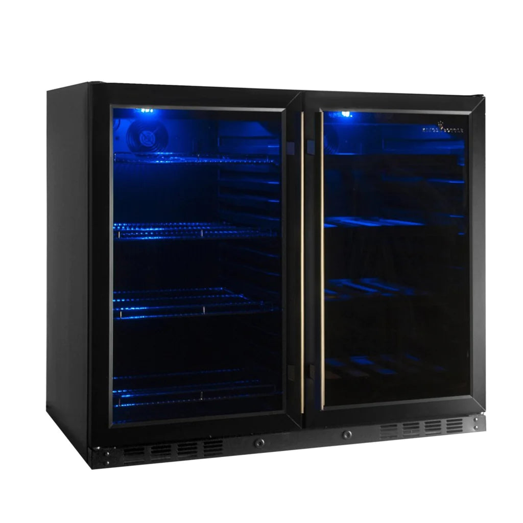 KingsBottle | 39" Wide Undercounter 100 Can/28 Bottle Beer & Wine Fridge