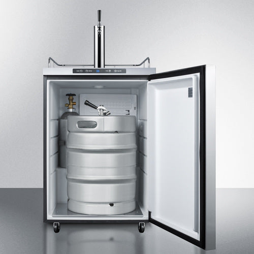 SUMMIT | 24" Wide Outdoor Stainless Steel Beer Kegerator