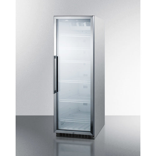SUMMIT | 24" Wide Tempered Glass Beverage Center (COMMERCIAL USE)