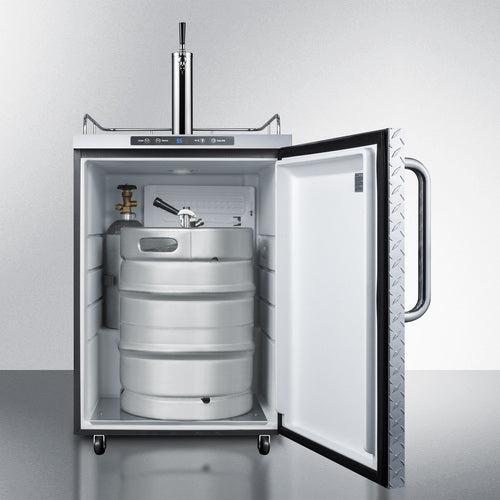 SUMMIT | 24" Wide Outdoor Stainless Steel Kegerator