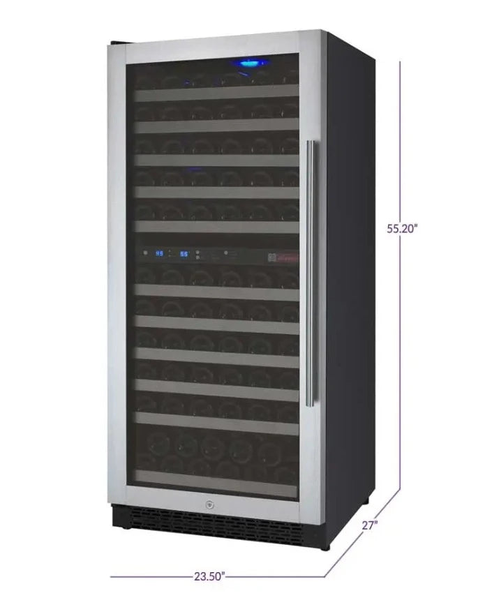 Allavino | 24" Wide Dual Zone FlexCount II Tru-Vino 121 Bottle Wine Fridge