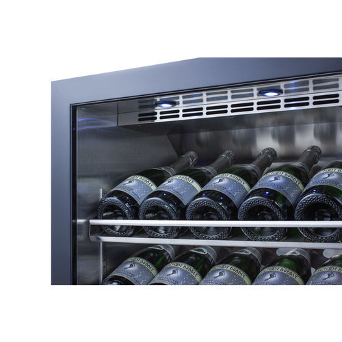 SUMMIT SCR610BLCHPNR | 24" Wide Commercial Single Zone Built-In 20 Bottle Wine Cooler