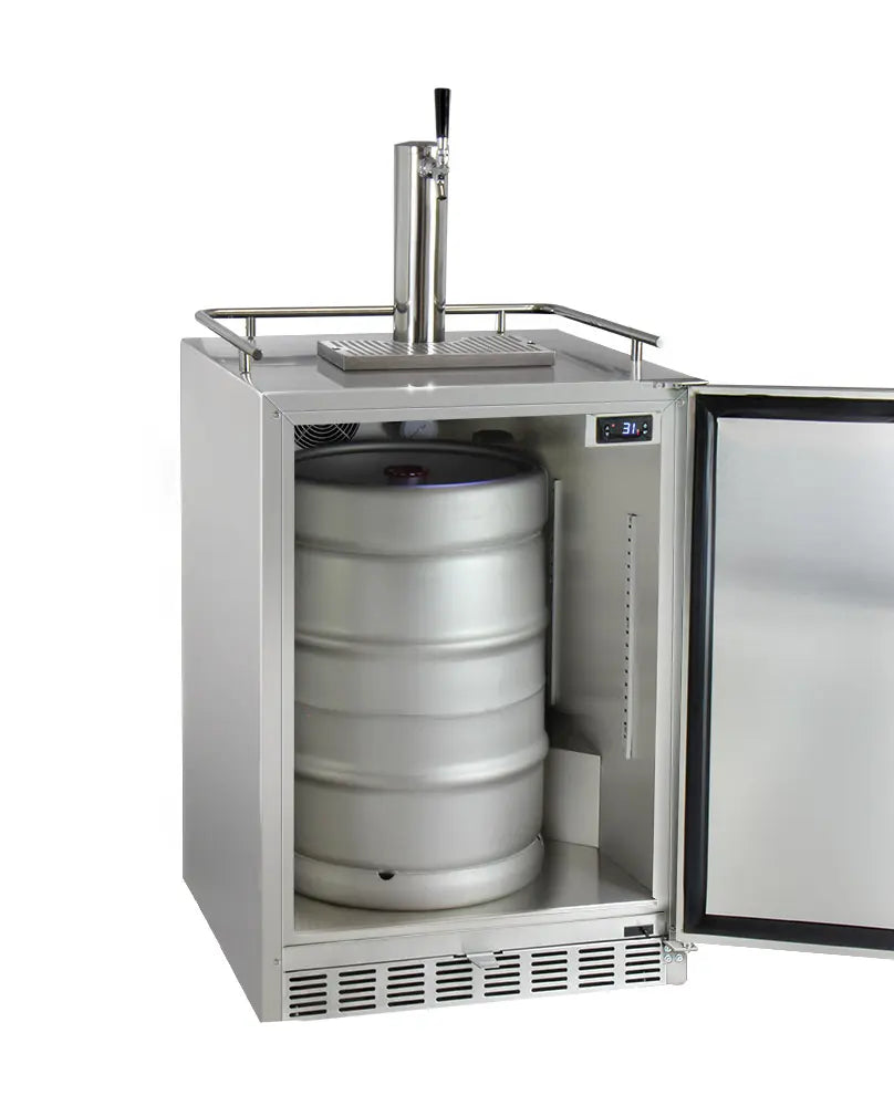 Kegco | 24" Wide Outdoor Single Tap Kegerator with Kit