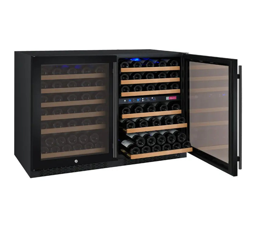 Allavino | 47" Wide Three Zone FlexCount II Tru-Vino 112 Bottle Wine Fridge