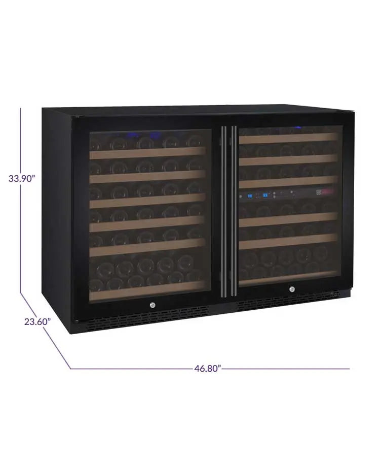 Allavino | 47" Wide Three Zone FlexCount II Tru-Vino 112 Bottle Wine Fridge