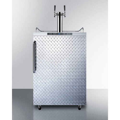 SUMMIT | 24" Wide Outdoor Stainless Steel Kegerator