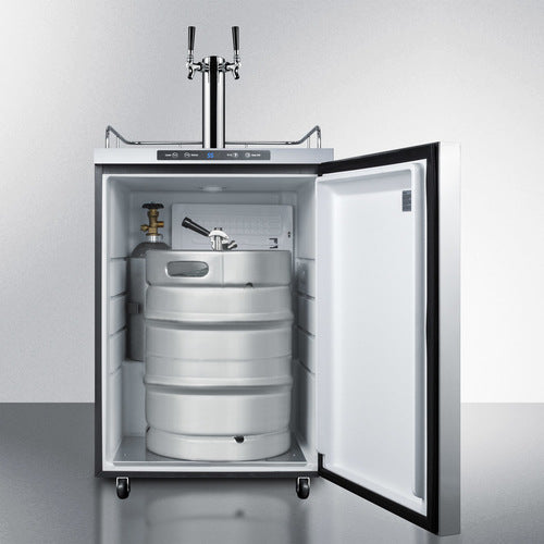 SUMMIT | 24" Wide Outdoor Stainless Steel Beer Kegerator