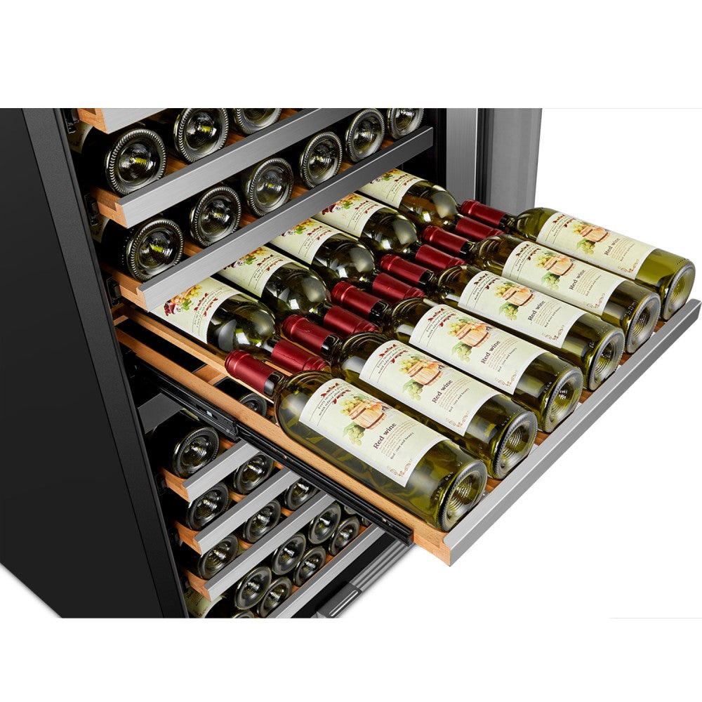 LanboPro LP168T | 24" Wide Triple Zone 143 Bottle Wine Fridge