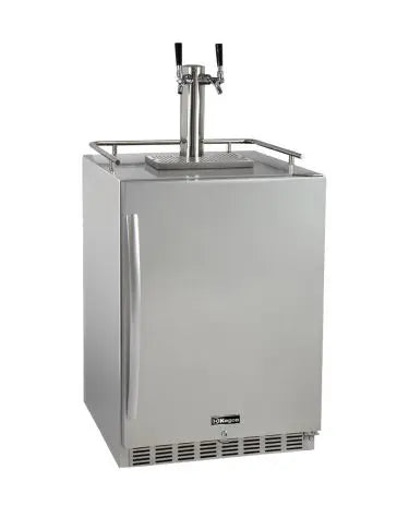 Kegco | 24" Wide Outdoor Dual Tap Kegerator with Kit