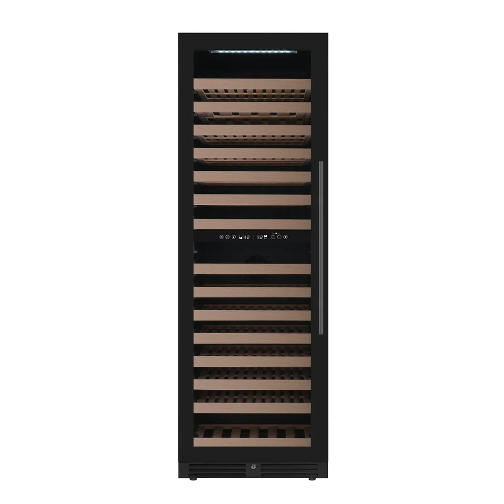 KingsBottle | 23" Wide Dual-Zone Low-E Glass Door 159 Bottle Wine Fridge