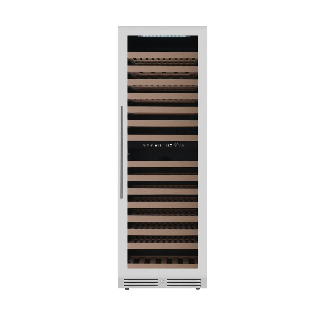 KingsBottle | 23" Wide Dual-Zone Low-E Glass Door 159 Bottle Wine Fridge