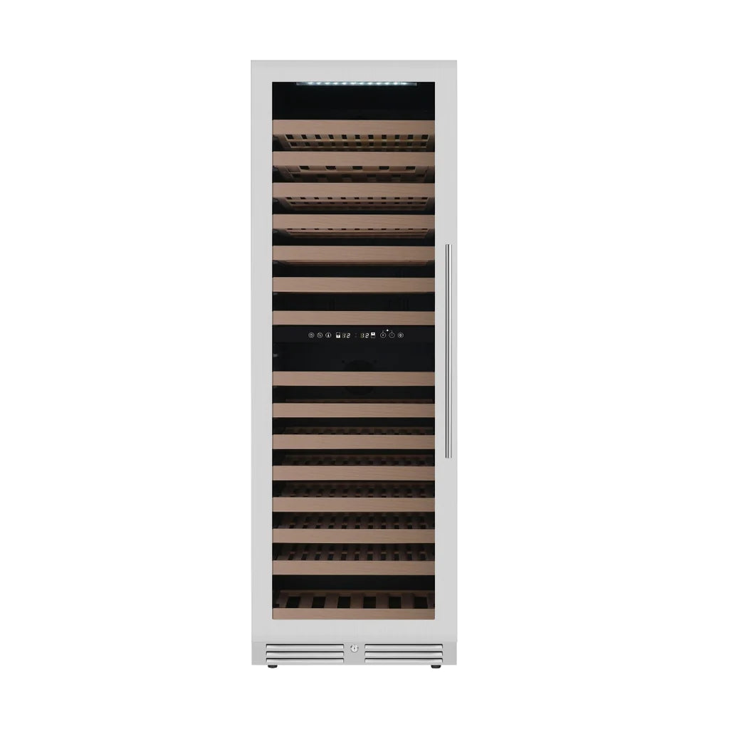 KingsBottle | 23" Wide Dual-Zone Low-E Glass Door 159 Bottle Wine Fridge