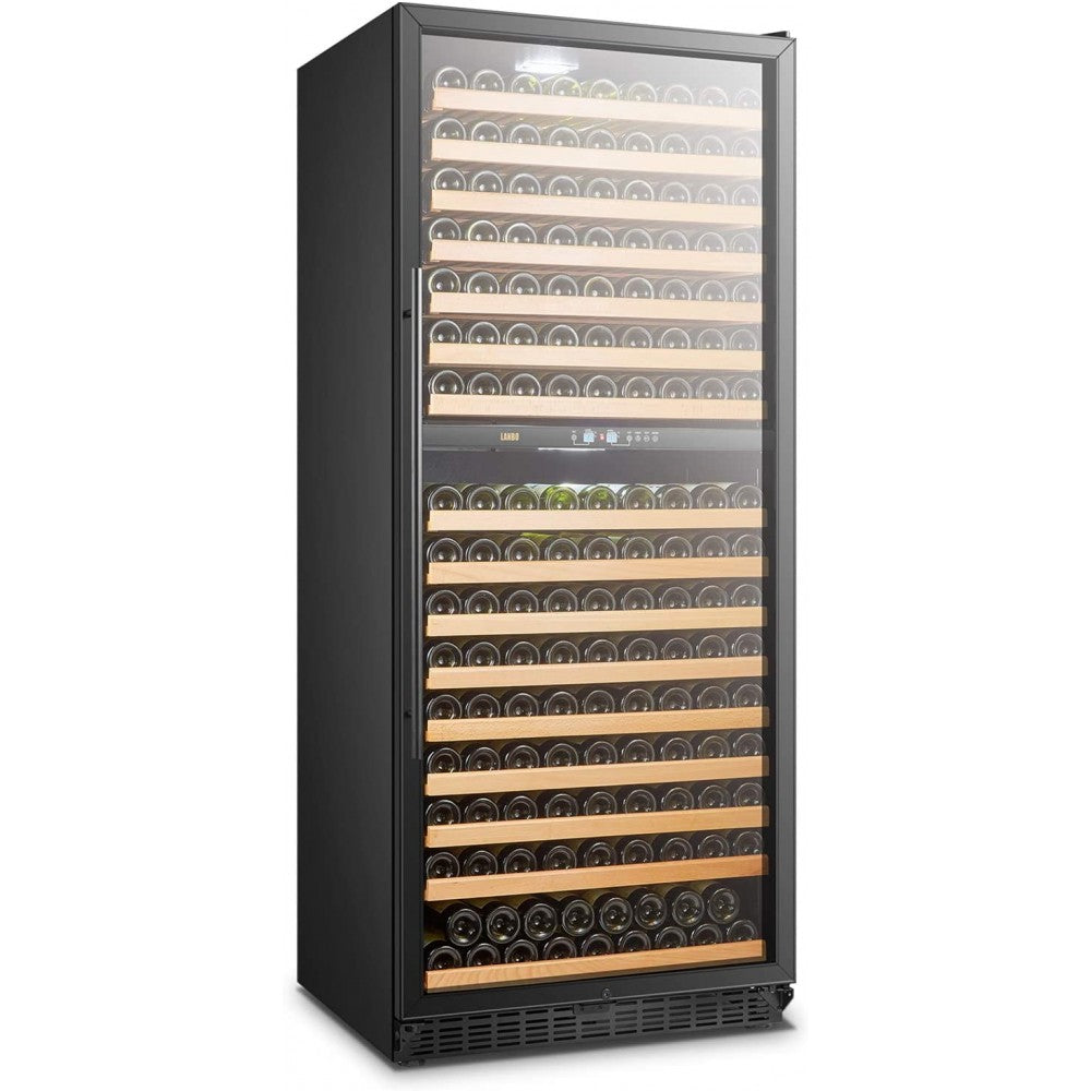 Lanbo LW306D | 32" Wide Dual Zone 287 Bottle Wine Fridge