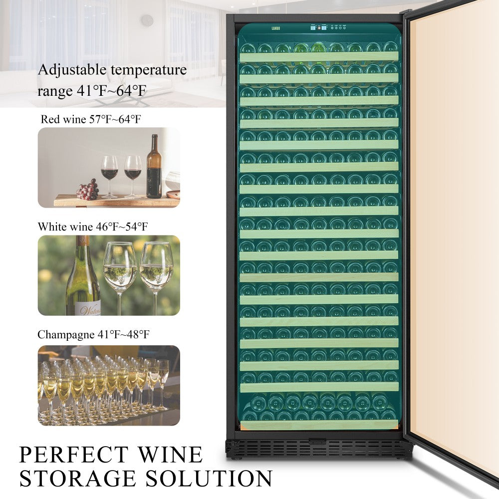 Lanbo LW321S | 32" Wide Single Zone 289 Bottle Wine Fridge