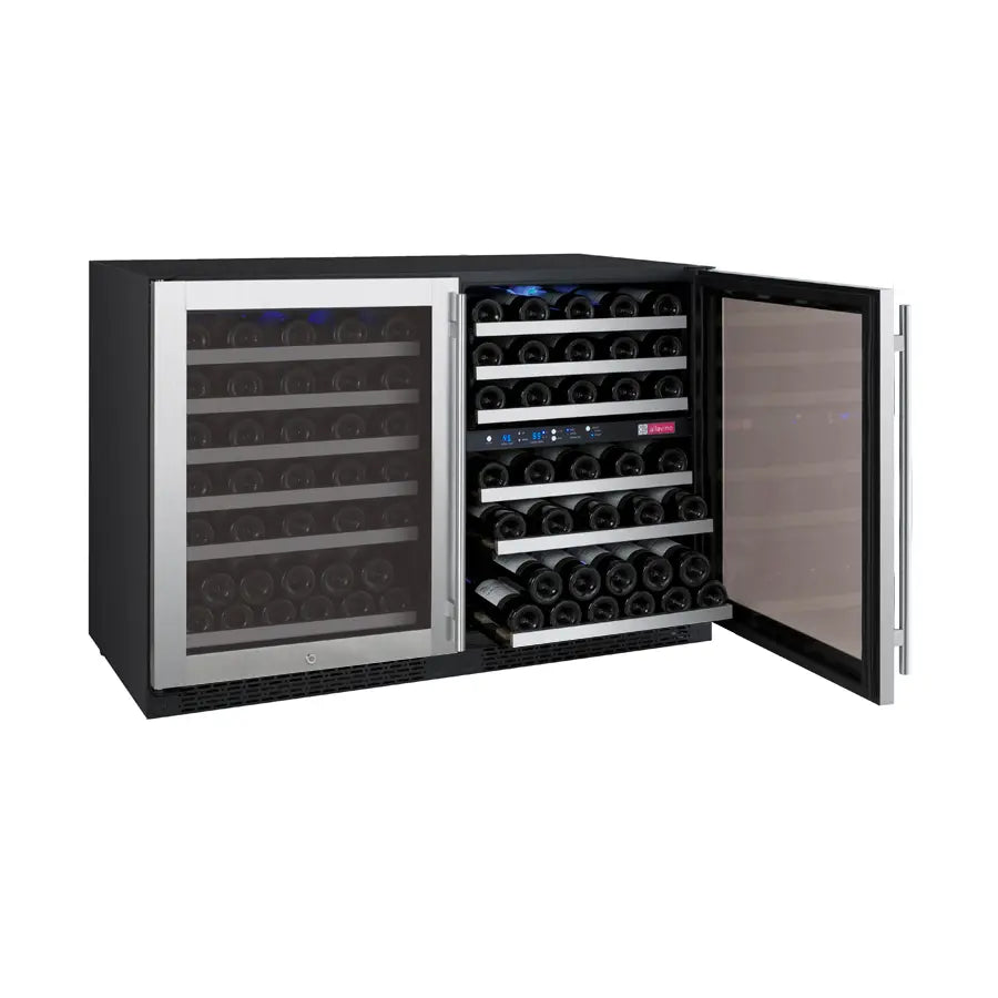 Allavino | 47" Wide Three Zone FlexCount II Tru-Vino 112 Bottle Wine Fridge